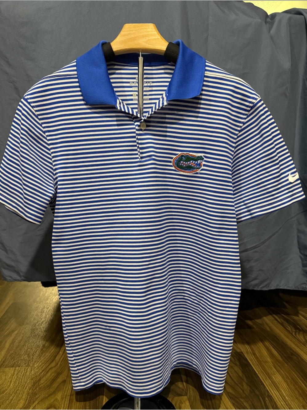 Nike standard fit Florida Gators Striped Polo Shirt